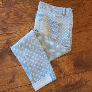 Polkadot jeans. size 10